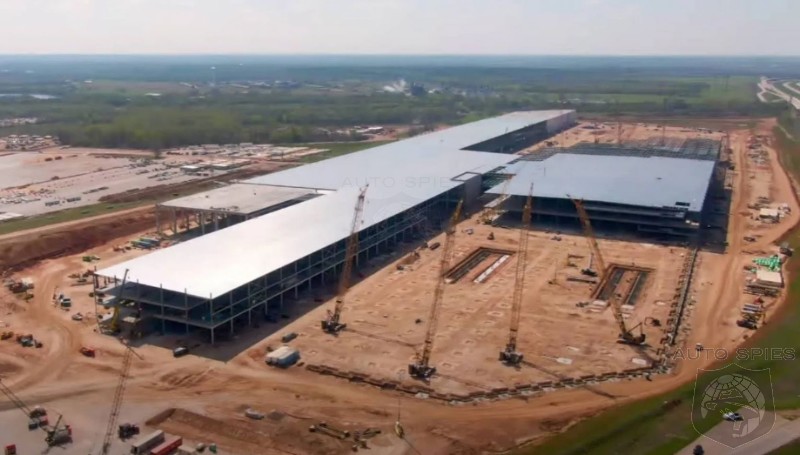 WATCH: Drone Footage Shows Texas Gigafactory Progress Is Moving Along Nicely
